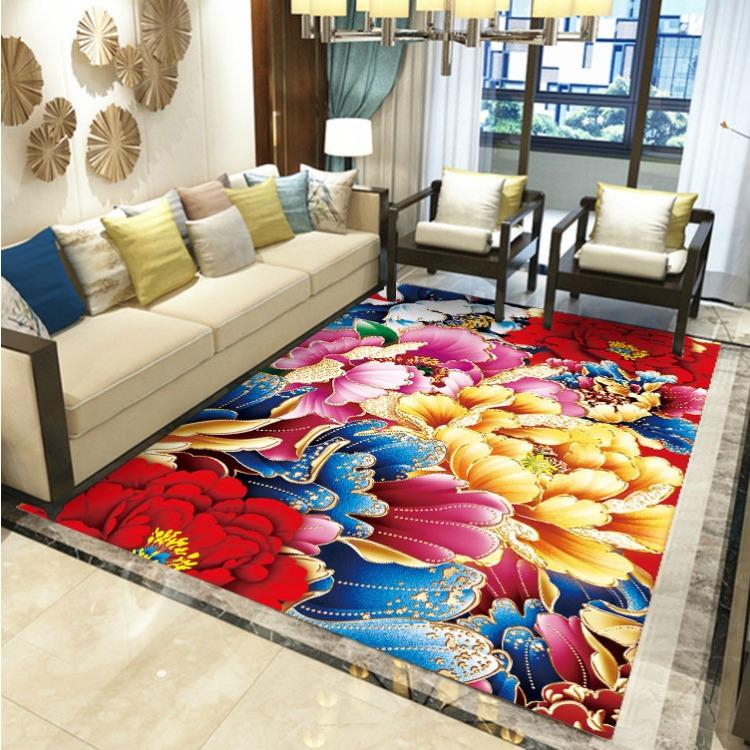 European Style Living Room Carpet Bedroom Bedside Carpet Dining Room Carpet Floor Mat Balcony Door Mat