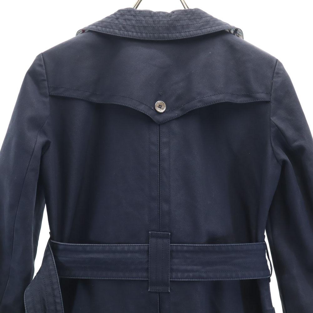 Coach Trench Coat 2 Navy Women Used