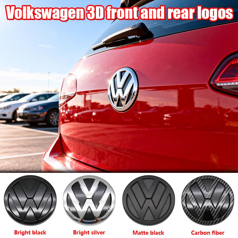 For Volkswagen Volkswagen VW Golf 7 MK7 Front Hood Rear Boot Emblem Cover Trim Logo Badge Sticker Exterior Decoration Car Styling 2013-2017