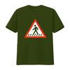 Road Signs Funny Traffic Halloween Costume Party T shirt vintage Washed Soft designer clothes Versatile Top For Everyday Wear