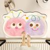 Cartoon Welcome Doormat Non-slip Absorbent Quick Dry Washable Dirt Resistant Floor Rug for Bathroom Entryway Kitchen Home