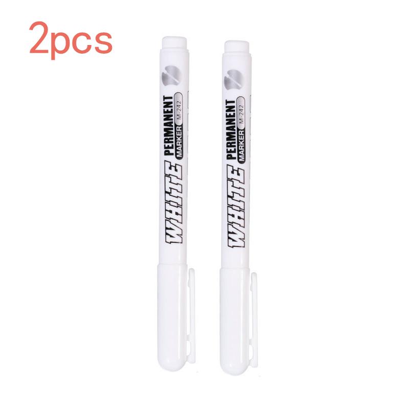 Long-nose Marker Pen with Fine Tip, Waterproof, for Carpentry Marking, Oil-resistant, White, Quick-drying Paint Marker