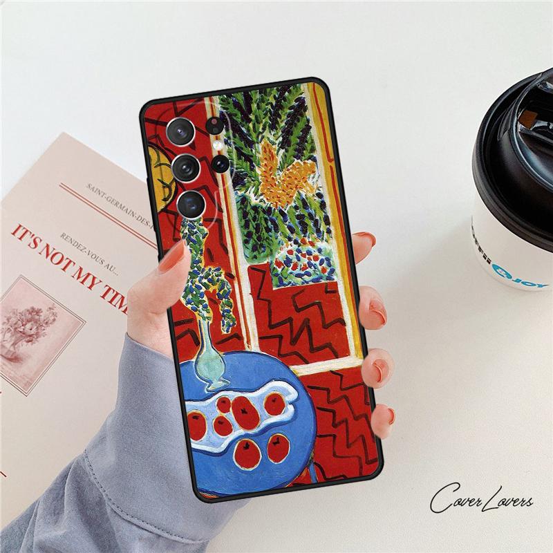 Henri Matisse Art Painting Phone Case For Samsung Galaxy S24 S25 S23 S22 Ultra Note 10 20 Plus S20 S21 FE Cover