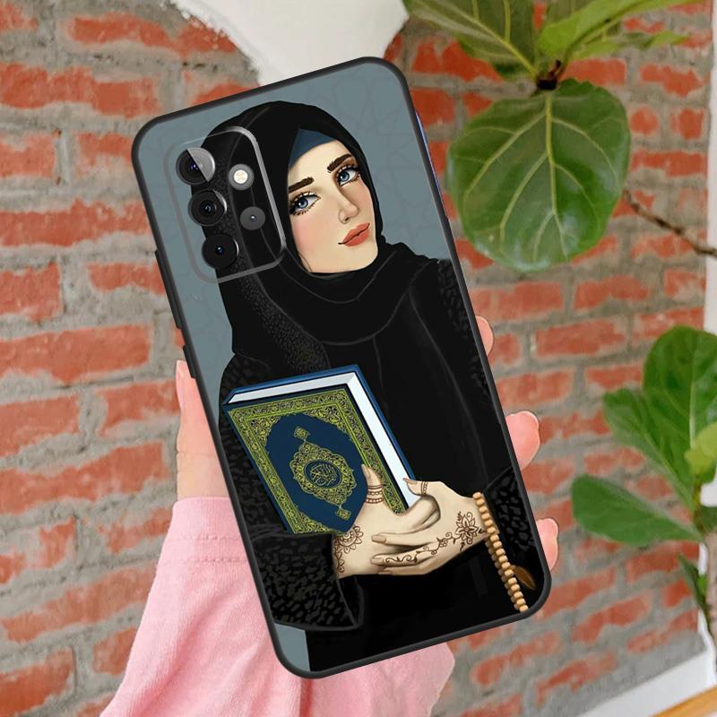 

Muslim Islamic Girls Arabic Hijab Phone Case For Samsung Galaxy A54 A34 A14 A55 A35 A25 A15 A52 A32 A12 A51 A71 A13 A33 A53 Samsung A54 5G