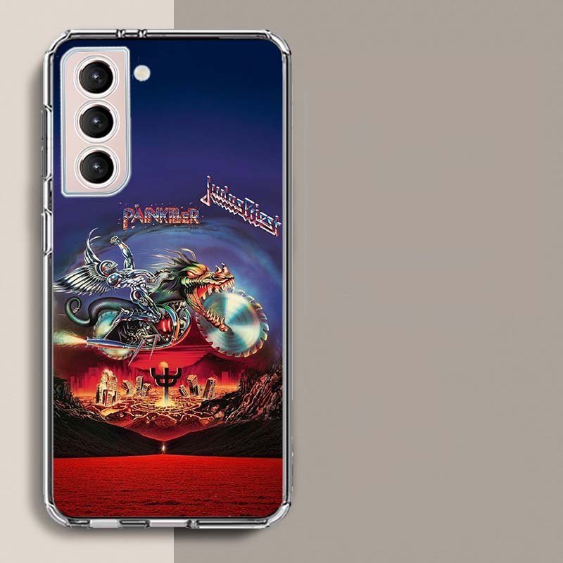 J-Judas P-Priest Band Phone Case For Samsung Galaxy S25 Edge S24 S23 FE S21 S20 S10 Plus S22 S26 Ultra Cover Clear Cases TPU Cap