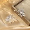 New Able Luxury Copper Zircon Star Same Style Sparkling Nebula Earrings Women's Gift Banquet Jewelry 2024