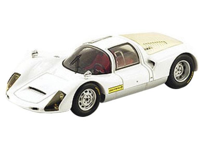Spark Porsche Carrera 6 1966 White Finished Product 1/43 (906-120)