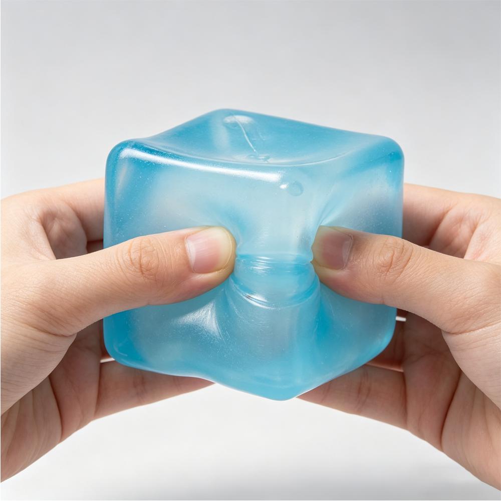 Squishy Plasticity Nice Cube Sensory Fidget Cube Stress Relief Anxiety Sensory Tool For Focus Adhd & Office Desk Calming Gadget