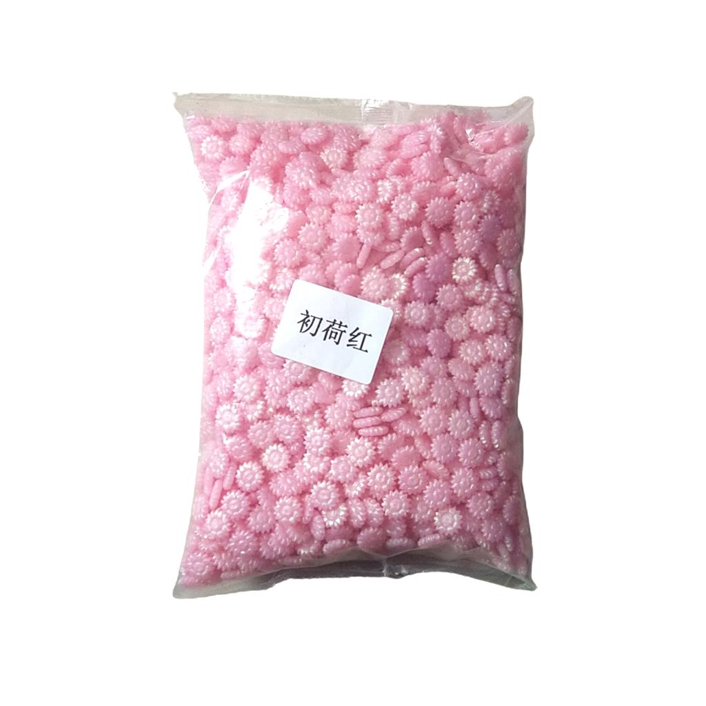 Cute Daisy-shape Letter Stamps Sealing Wax for Invitations, Postcards Aurora-color Beads for DIY Supplies 500g