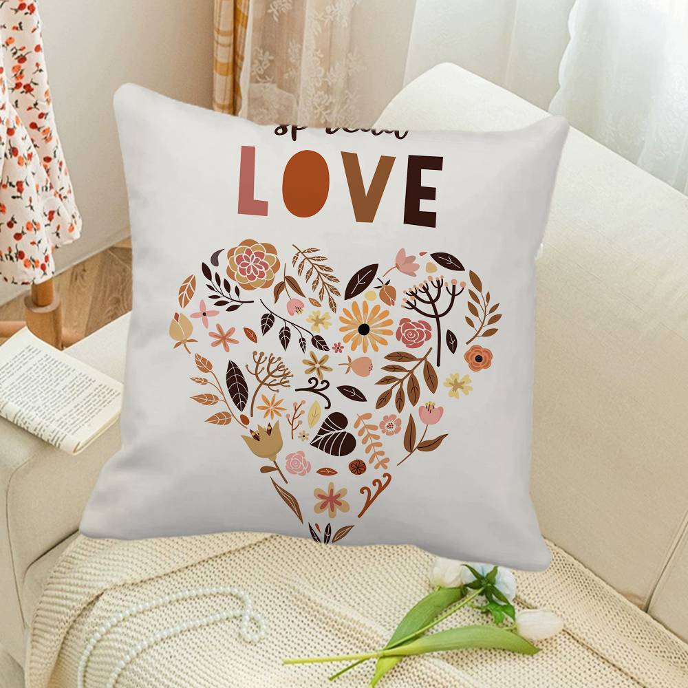 Powerful Love Hands Pillow Case Square Pillow Bedroom Sofa Leisure Comfort Cushion Car Home Decoration