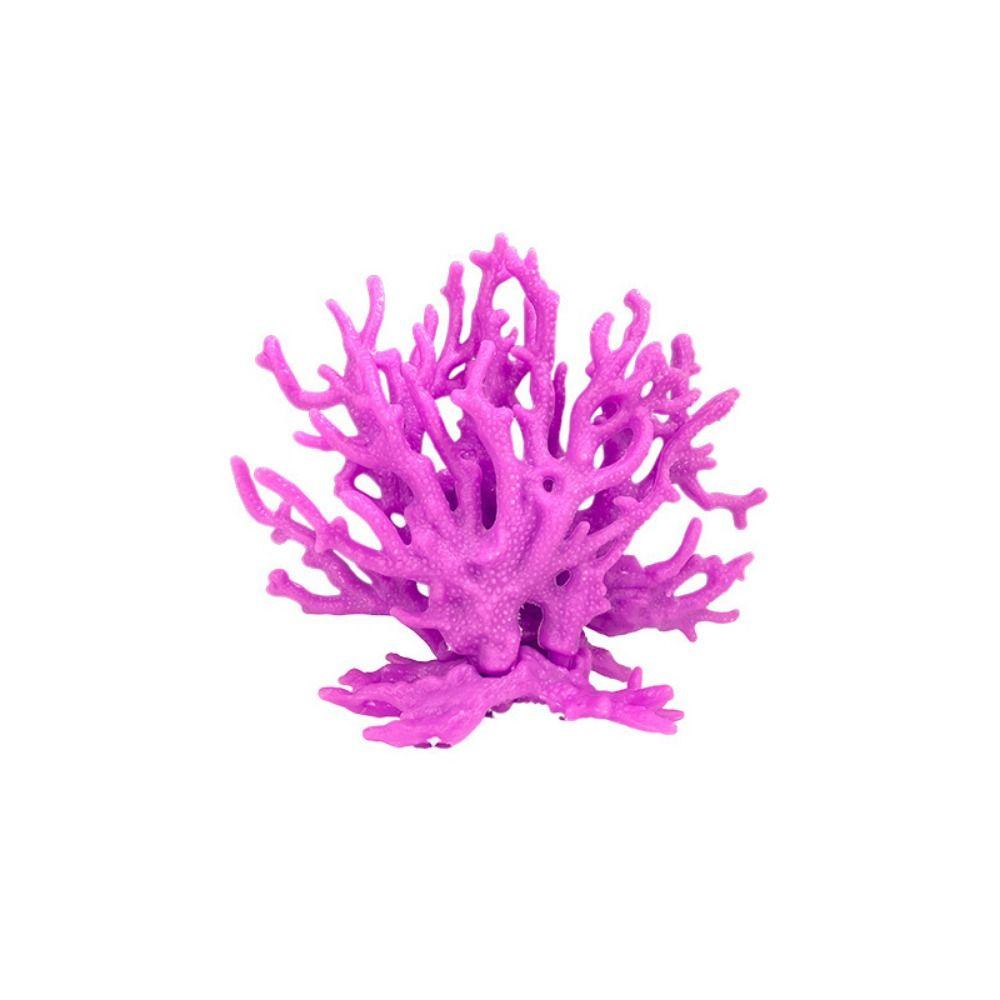 

Декоративная имитация искусственного коралла ПВХ Коралловые украшения Подводный искусственный коралл Аквариум фиолетовый