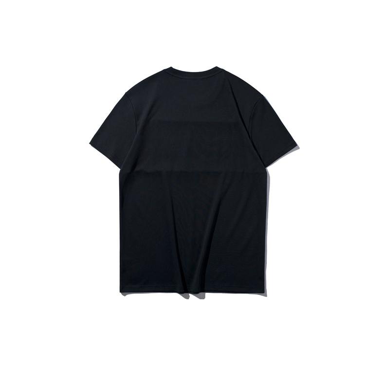Li Ning T Shirts Men's Black Crew Neck Moderate Straight Fit AHSQ057-1