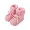 New Baby Bow Tie Knitted Sock Shoes Non-Slip Soft Sole First Walker Socks Cute Crawling Sock for Infants Toddler Footwear