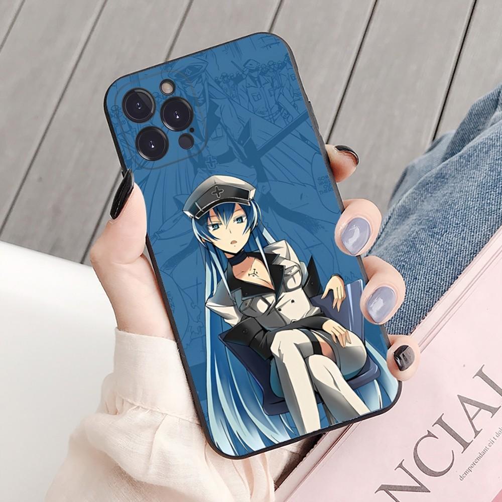Akame Ga Kill Esdeath Phone Case For iPhone 15 14 11 12 13 Mini Pro XS Max Cover 6 7 8 Plus X XR SE 2020 Funda Shell