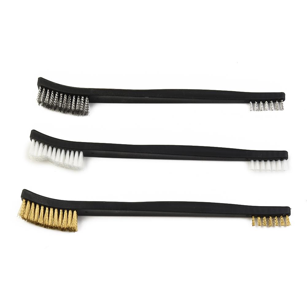 Hand Tools Brush Vents Workshop Equipment Exquisite Hot 170mm 5pc Brass Cleaning Polishing Double Head Metal Rust