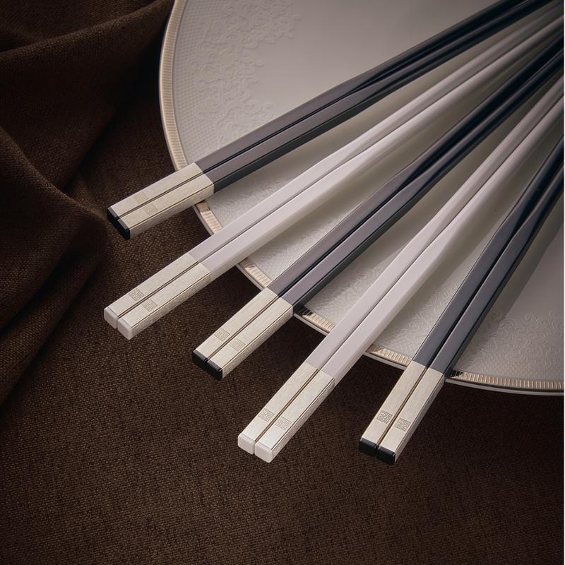 High-End Antibacterial Non-Slip PPS Alloy Chopsticks