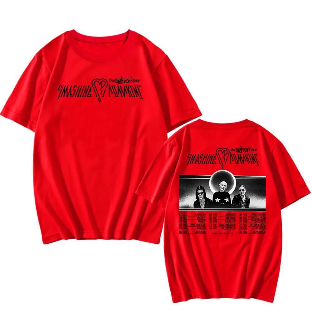 The Aghori Tour  2025 New Tshirts The Smashing Pumpkins Print T-shirt Alternative Rock Band Hip Hop T Shirt Cotton Mens Tees Top
