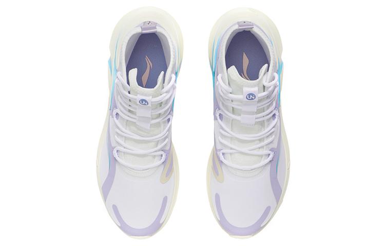 Li Ning Stunning Slip Resistant Abrasion Resistant Slip Resistant Abrasion Resistant High top Training Shoes Women's AFWR004-4