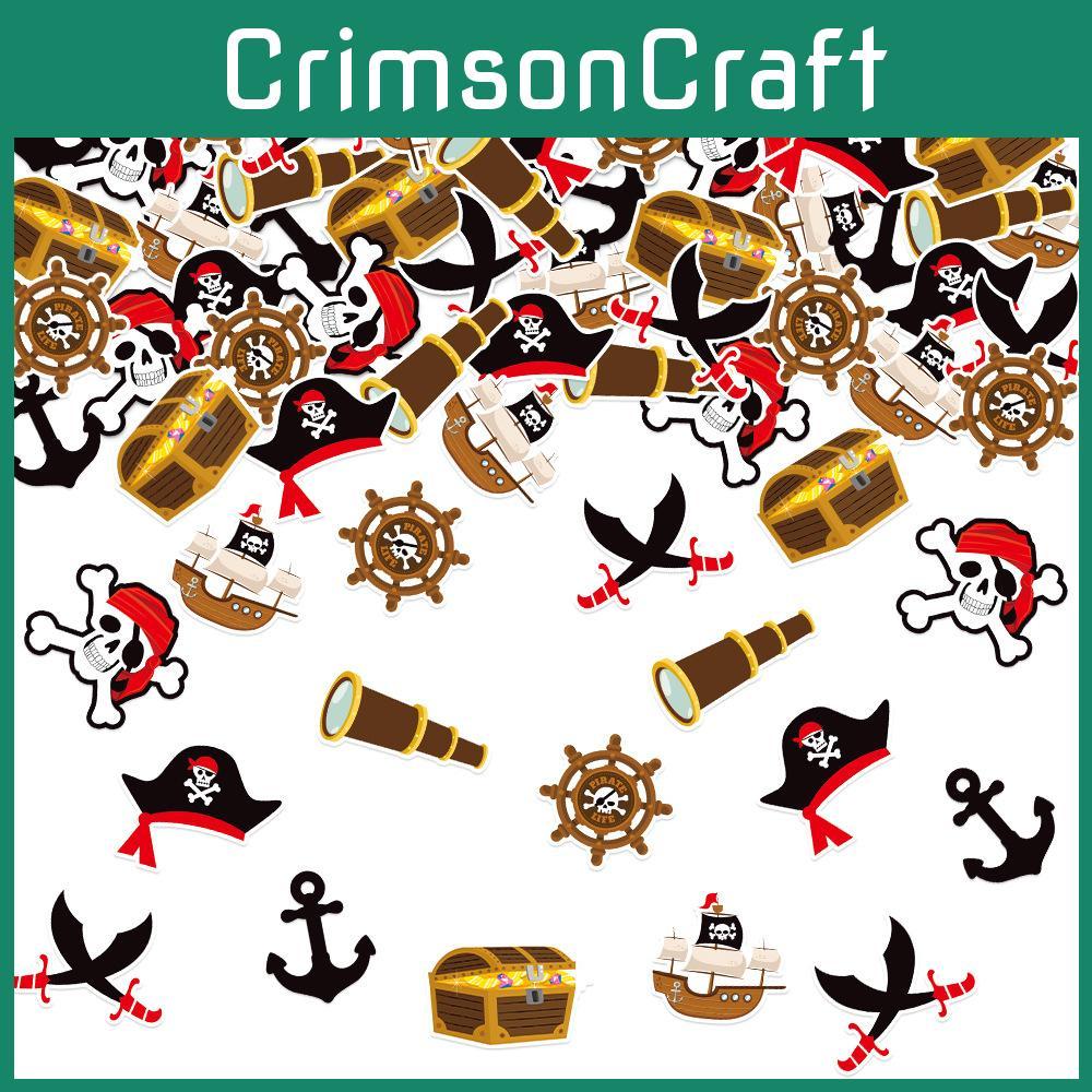 Pirate Birthday Theme Party Confetti For Festive Table Decor Celebrations And