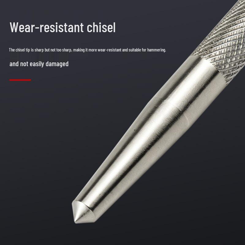 High Hardness Cone-Shaped Center Punch Locator - Machinist Chisel Tool