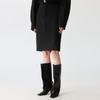JNBY Casual Wool Blend Midi Skirt