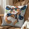 Pop Game Overwatch Fan Jetpack Cat  Double-Sided Printed Cushion Cover Bedroom Bedside Sofa Pillow Case
