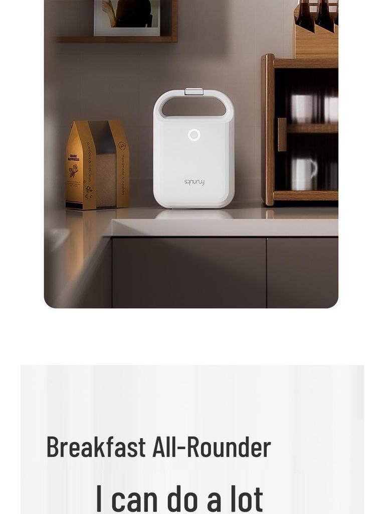 Multi-Functional Breakfast and Sandwich Maker – Crimping Toaster & Waffle Maker