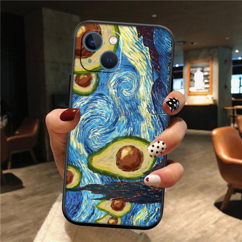 IK8 Avocado fruit art Phone Case for OPPO A40 A60 A80 A15 A16 A16K A12 A17 A17K A54 A54S A53 A53S A55 A56 A57 A98 F23