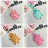 Ins Turtle Keyring Glow-in-the-dark Hanging Ornament Sea Animal Color Turtle Keychain  Men
