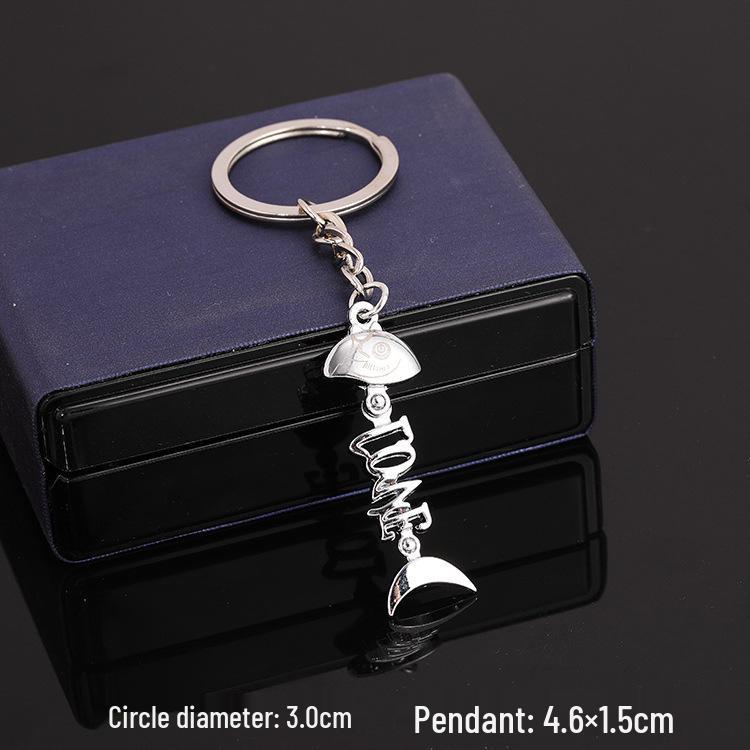 European & American Rock Guitar Keychain: Hip Hop Drip Oil Alloy Pendant Charm for Women's Bags