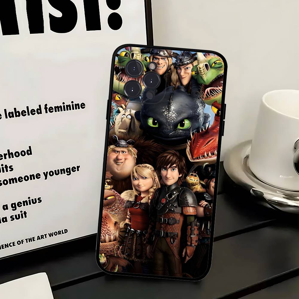 

Lovely Couple Toothless Fury Dragon Phone Cover Case For IPhone 13 12 11 17 Pro Max 17 15 16 14 Plus 17Air iPhone 14 plus
