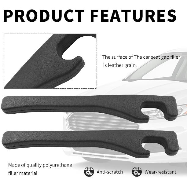New Car Seat Gap Filler 2 Pack,Flexible Seat Gap Filler Strip To Avoid Dropping Items,Universal In Between Car Seats Catcher/Console Catcher For Cars