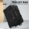 Large Wheel Bag Large Capacity Oversized Travel Bag Washed Cloth Trolley Bag 22 26 30 Inch Bag Large Wheel Travel Bag Checked Luggage Bag Storage Bag