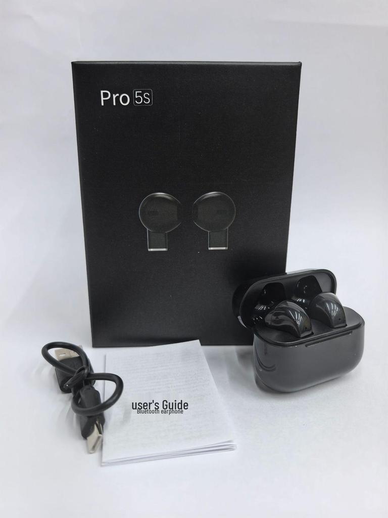 Pro5s Wireless In-Ear Bluetooth Headphones, Long Battery Life, TWS Mini Sports Earbuds, Ideal for Gifts.