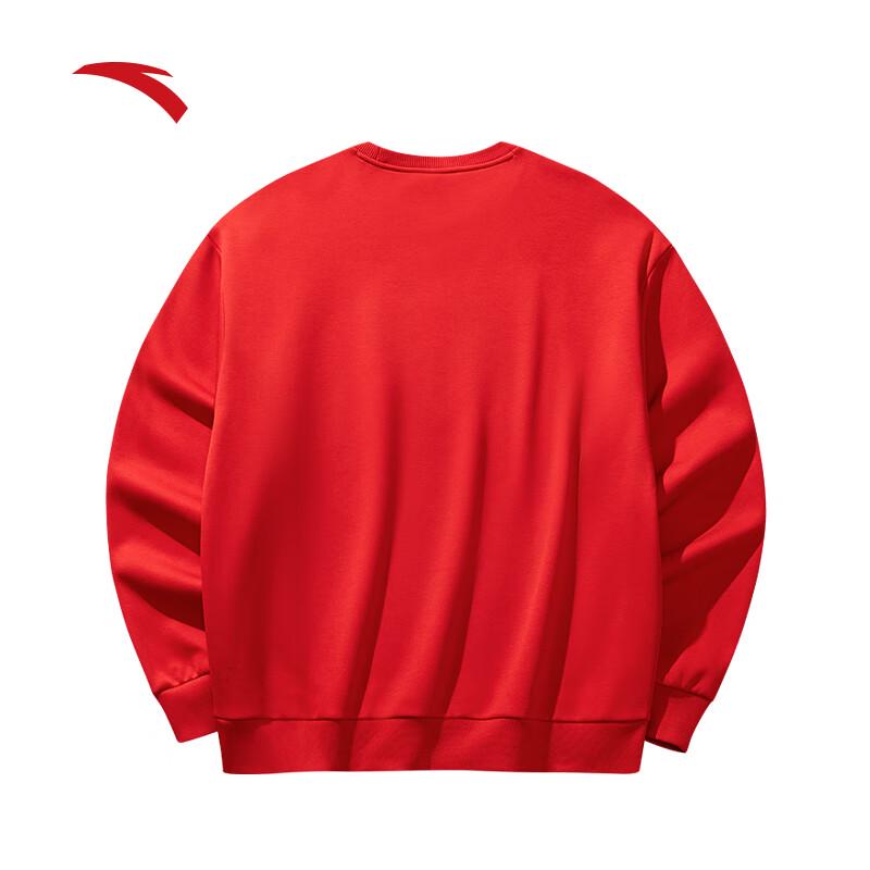 ANTA Good Things Happen Plus Velvet Crewneck Sweatshirt
