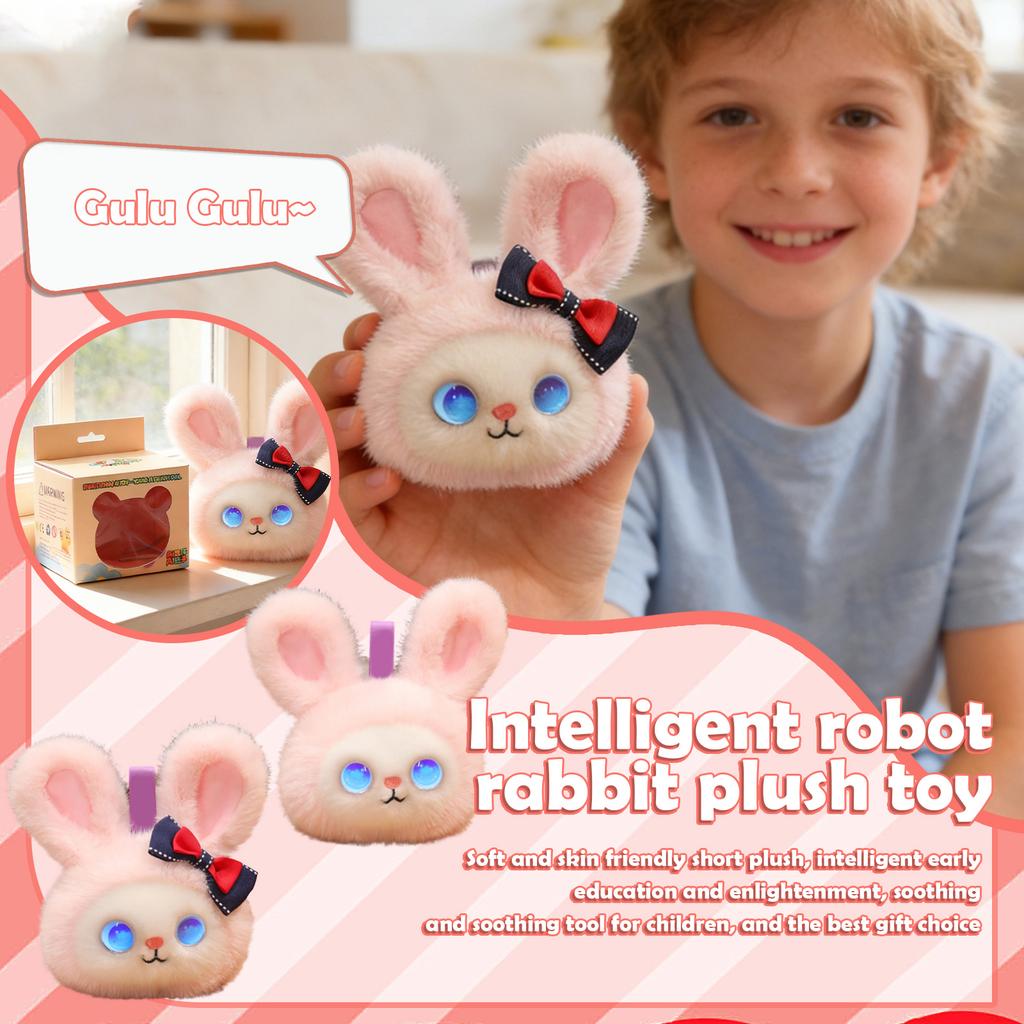 Розумна м'яка іграшка, інтерактивна плюшева тваринка з 66 мовами голосового чату, милий пухнастик-помпон для дітей та дорослих, освітнє вивчення мов