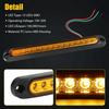 2PCS Truck Rear Tail Light for Car Trailer Lorry Turn Signal Stop Brake Lights Side Marker 15 LEDs Light Bar 12V 24V Universal