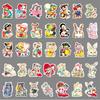 66 Retro Cartoon Doodle Cartoon Stickers Decorative Mobile Phone Case Suitcase Stickers Waterproof