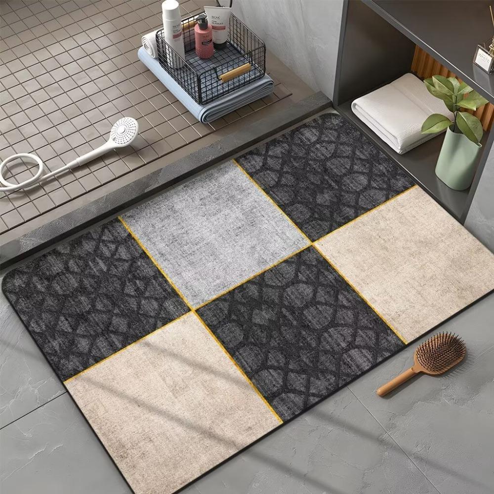 

2 шт. роскошный мягкий резиновый домашний водопоглощающий защитный противоскользящий коврик для двери входной вестибюль напольный коврик 40cmX60cm