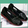 Soft Mouth Sole Hollow Fish Sandals Anti Slip Cow Tendon Bottom Womens Soft Leather Flat Bottomed Work Shoes Summer