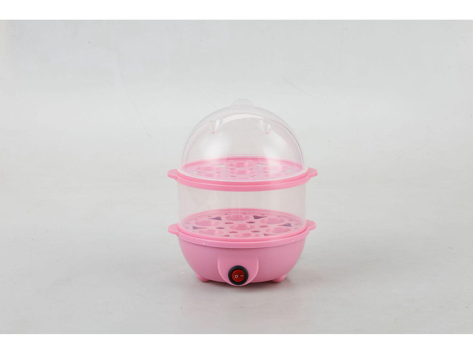 

Компактна двошарова яйцеварка з прозорою кришкою - пароварка великої ємності для кухні, дому та подарунків EU Standard 220V