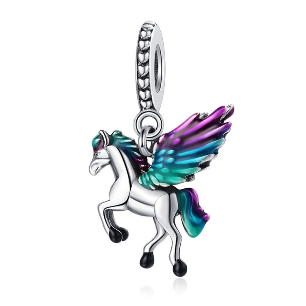 Newcopper Cute Animal Series Cat Dog Elephant Horse Bear Pendant Lucky Beads Fit Origina Charms Bracelet Diy Jewelry