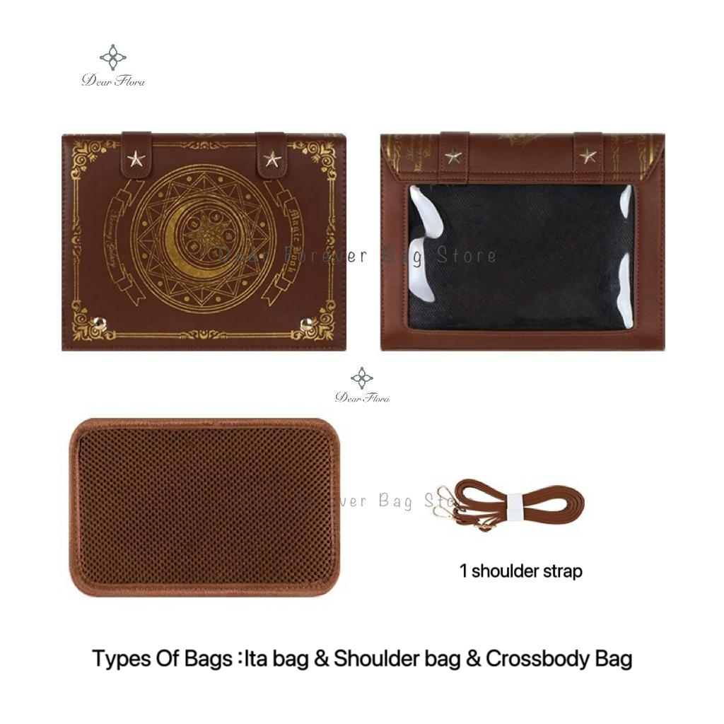 

Y2K Magic Book Lolita Ita Bag Gothic Shoulder Bag Girls Transparent Pocket Cute Crossbody Handbags Women s Mini Backpacks Purse 25x20x8cm
