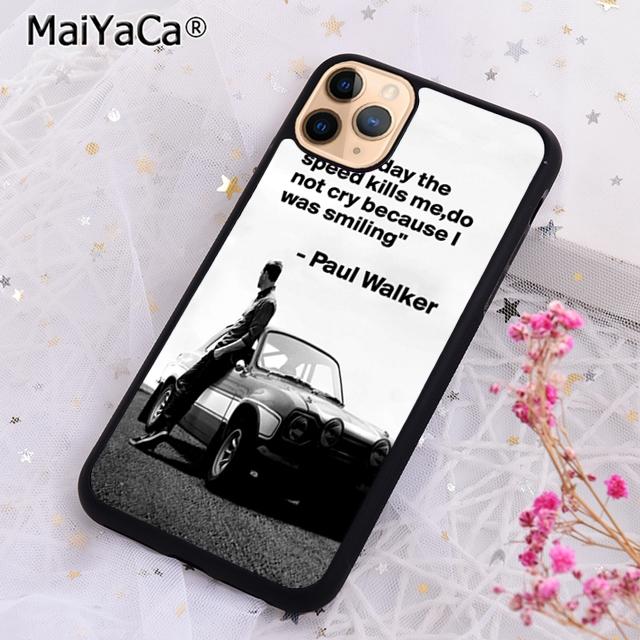 

Paul Walker Fast & Furious Silicone Phone Case For iPhone 17 Air 16 16e 15 14 plus 11 12 13 pro max Shell Cover coque iPhone 11pro max