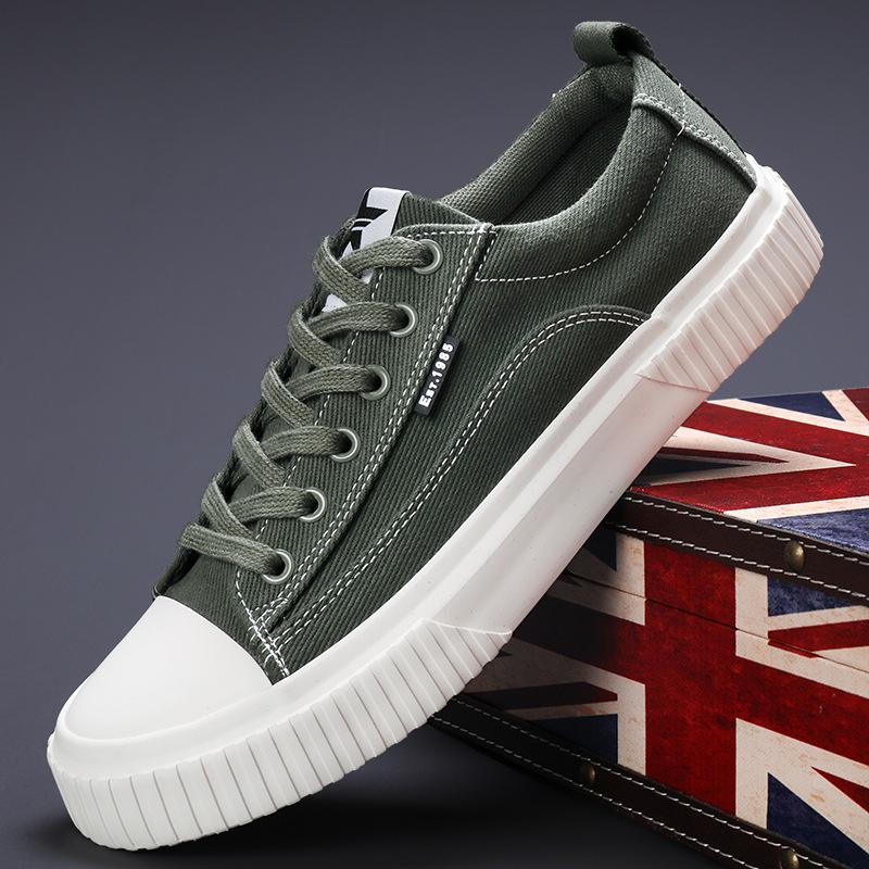 New Spring Mens Shoes Korean Style Versatile Fashion Mens Canvas Shoes Comfortable Breathable Retro Niche Casual Shoes