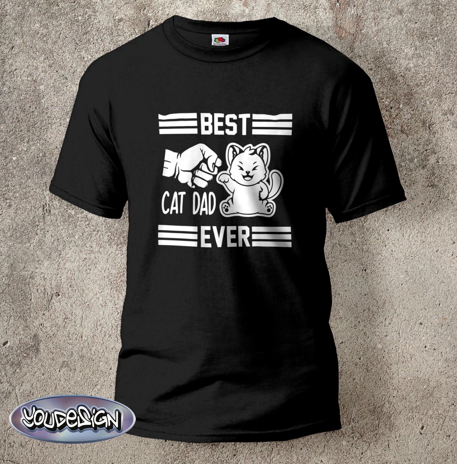 Best Cat Dad Ever T-Shirt Cats Shirt Funshirt Cats Dad Gift S-5XL XXXXL