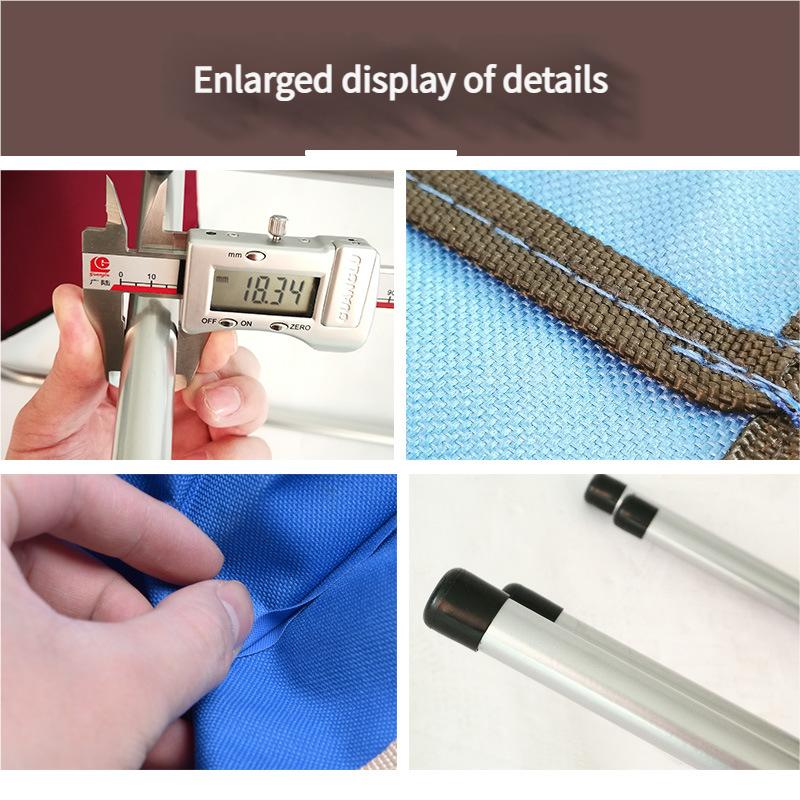 Ultra-Light Portable Folding Stool Compact Beach Chair Camping Seat Outdoor Picnic Fishing Collapsible Stool Easy Storage Metal Frame