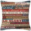 Retro nostalgic style text printed linen pillowcase, living room sofa cushion cover, home decoration  throw pillows 40x40