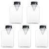2/5Pcs Storage Bottles & Jars Flower Tea Beverage Bottle Plastic Milk Tea Bottle Flower Juice With Filter Cold Brewing Tea Bottl