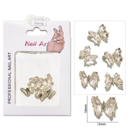 Excellent Nail Art Batterfly Colorful High Brightness